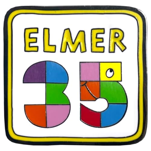 Elmer Character Pin Badge - Non-book item image 1
