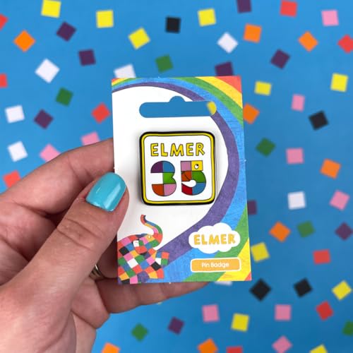 Elmer Character Pin Badge - Non-book item image 2