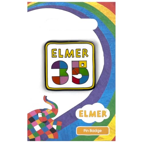 Elmer Character Pin Badge - Non-book item image 3