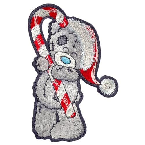 Tatty Teddy with Candy Cane Sew On Patch - Non-book item image 1