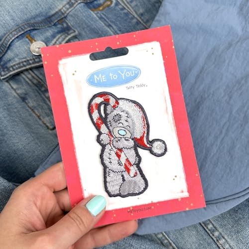 Tatty Teddy with Candy Cane Sew On Patch - Non-book item image 2