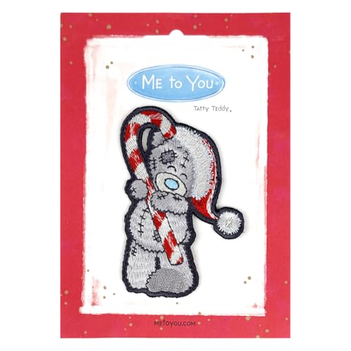 Tatty Teddy with Candy Cane Sew On Patch - Non-book item image 3