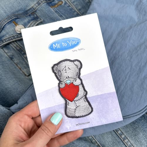 Tatty Teddy with Heart Sew On Patch - Non-book item image 2