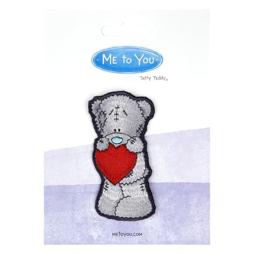 Tatty Teddy with Heart Sew On Patch - Non-book item image 3