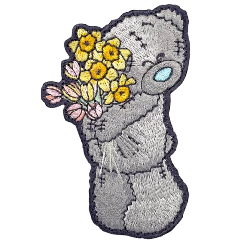 Tatty Teddy with Flowers Sew On Patch - Non-book item image 1