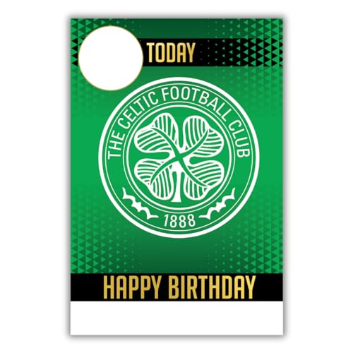 Celtic FC - Birthday Card With Stickers - Cards & Gift Wrap image 2