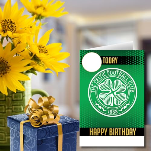 Celtic FC - Birthday Card With Stickers - Cards & Gift Wrap image 3
