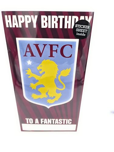 Aston Villa FC - Personalised Birthday Card - Cards & Gift Wrap image 2