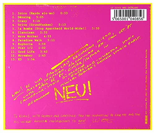 Neu! - '86 - CD image 2