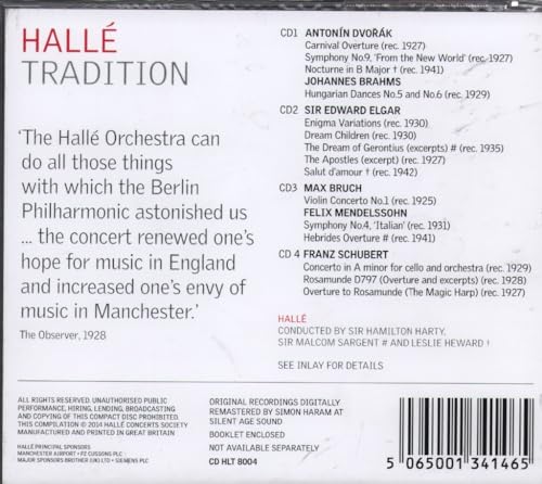 HALLE/ELDER - HALLE TRADITION BOX SET - CD image 2