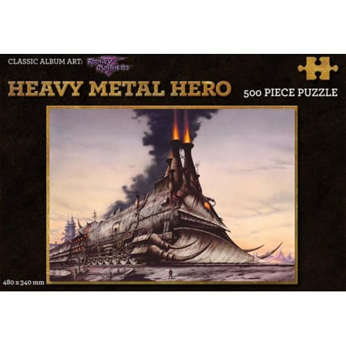 RODNEY MATTHEWS - HEAVY METAL HERO (500 PIECE PUZZLE) - Jigsaw Puzzle image 2