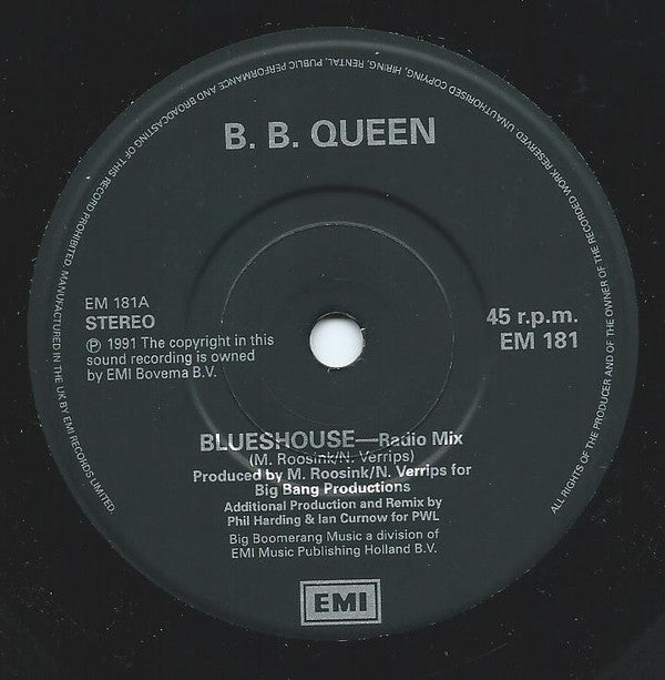 B.B. Queen - Blueshouse - Used Vinyl Record 7" image 2
