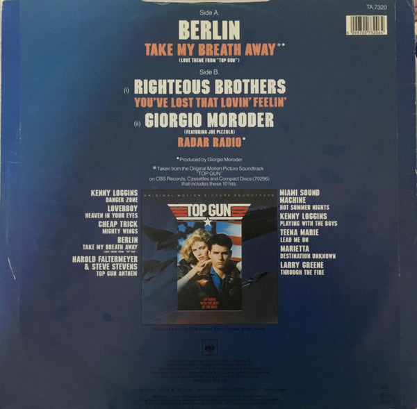 Berlin - Take My Breath Away (Love Theme From "Top Gun") - Used Vinyl image 4