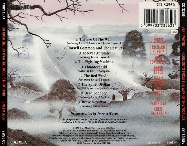 Jeff Wayne - Highlights From 's Musical Version Of The War Of The Wor image 7