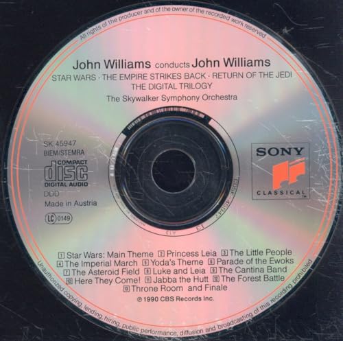 John Williams - Conducts  - The Star Wars Trilogy - CD image 3