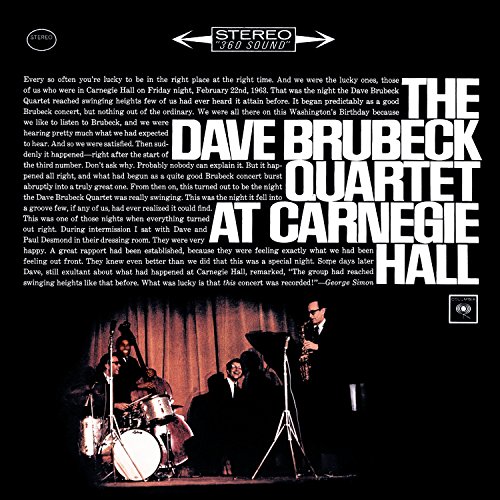 Dave Brubeck Quartet - At Carnegie Hall - CD image 1