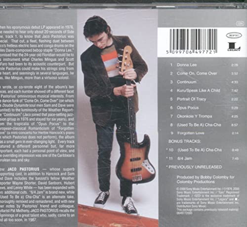 Jaco Pastorius - CD image 2