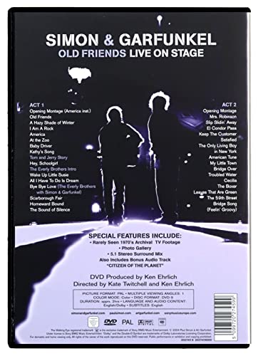 Simon & Garfunkel - Old Friends Live On Stage - DVD image 2
