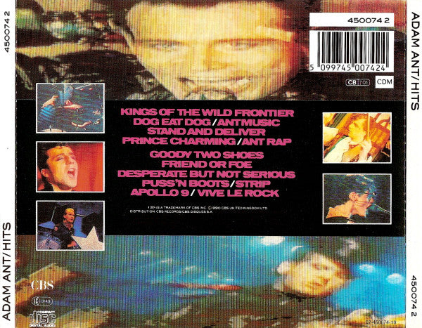 Adam Ant - Hits - Used CD image 2