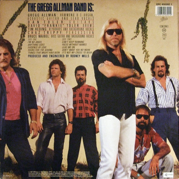 Gregg Allman Band - I'm No Angel - Used Vinyl Record image 2