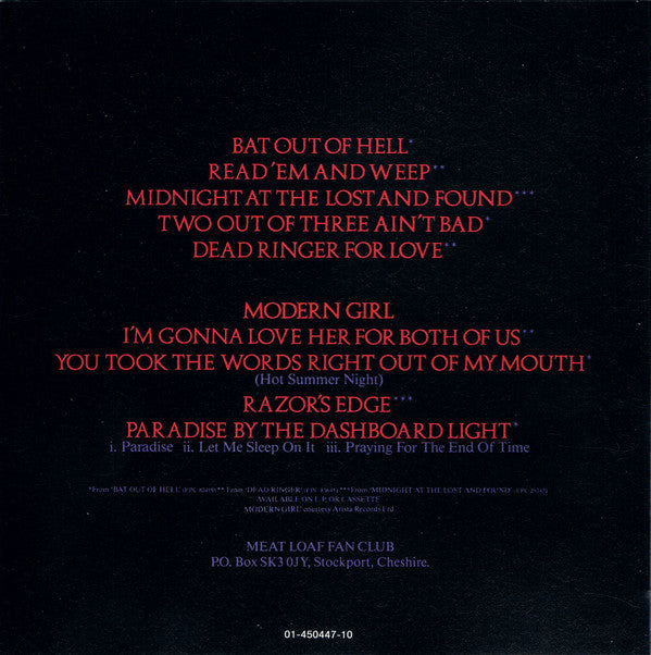 Meat Loaf - Hits Out Of Hell - Used CD image 8