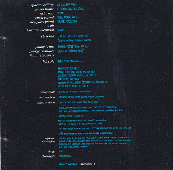 Deacon Blue - Raintown - CD image 3