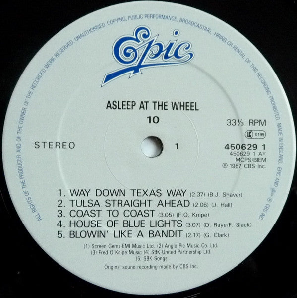 Asleep At The Wheel - 10 - Used Vinyl Record image 3
