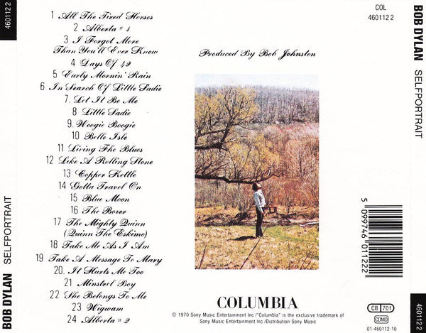 Bob Dylan - Selfportrait - CD image 4