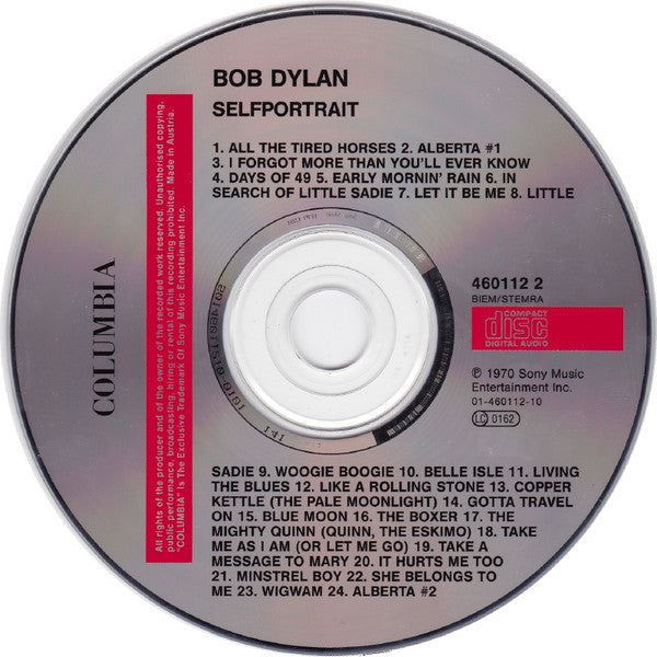 Bob Dylan - Selfportrait - CD image 8