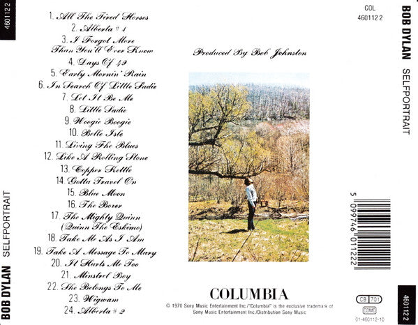 Bob Dylan - Selfportrait - CD image 9