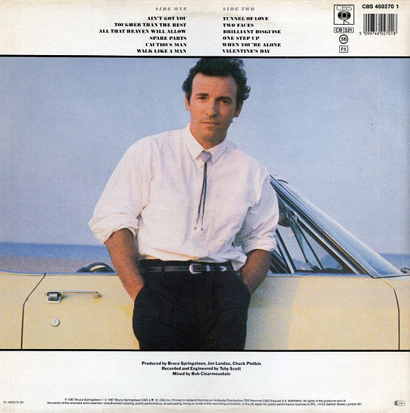 Bruce Springsteen - Tunnel Of Love - Used Vinyl Record image 2