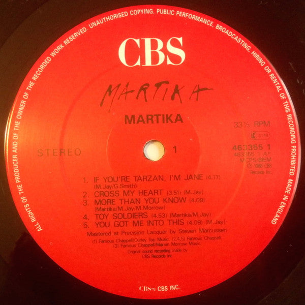 Martika - Used Vinyl Record image 5