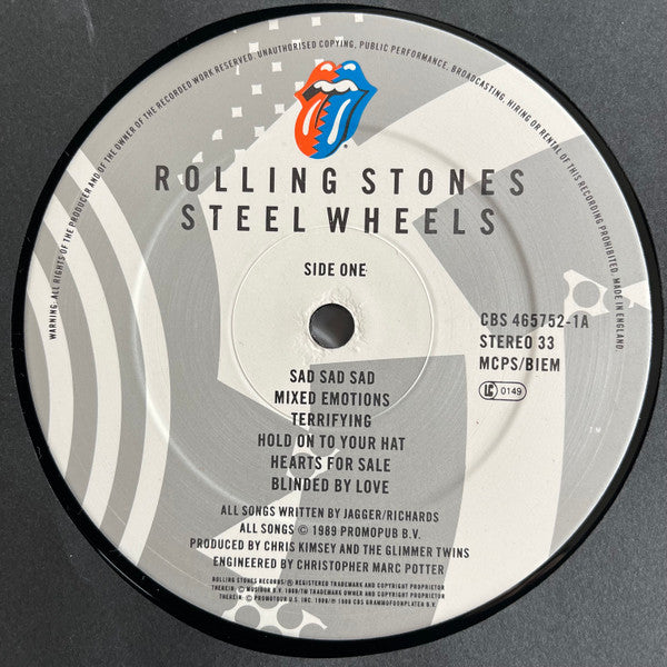Rolling Stones - Steel Wheels - Used Vinyl Record image 3