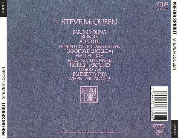 Prefab Sprout - Steve McQueen - CD image 3