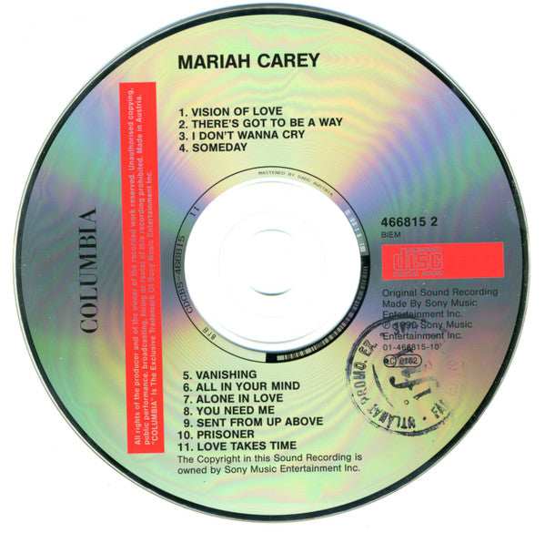 Mariah Carey - Used CD image 3