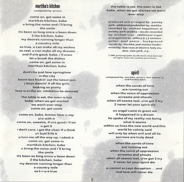 Martika - 's Kitchen - Used CD image 11