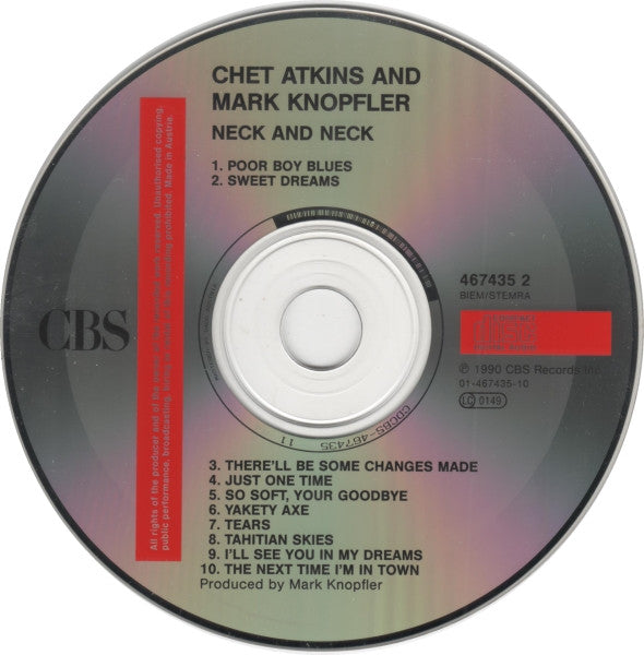 Chet Atkins - Neck And Neck - CD image 3
