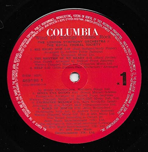 London Symphony Orch - Wind Of Change Classic Rock - Used Vinyl Recor image 2