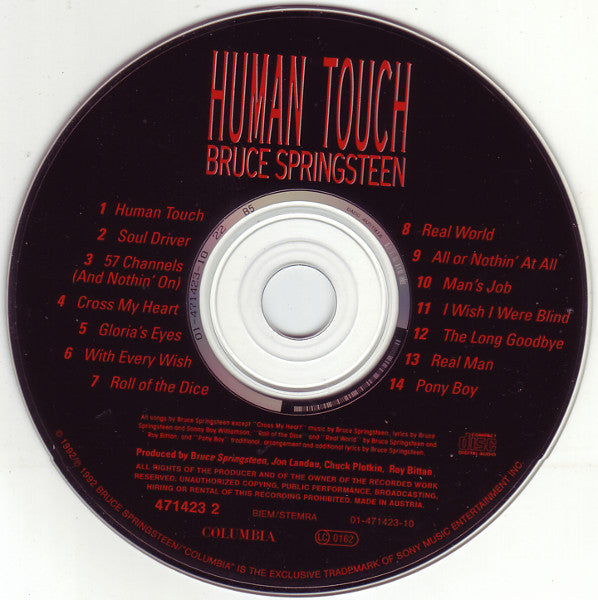 Bruce Springsteen - Human Touch - CD image 4