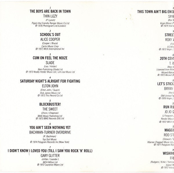 Various - Boys Are Back In Town - Used CD image 2