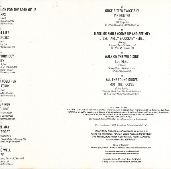Various - Boys Are Back In Town - Used CD image 3
