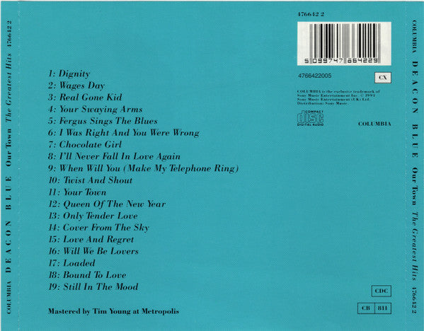 Deacon Blue - Our Town - The Greatest Hits - CD image 7