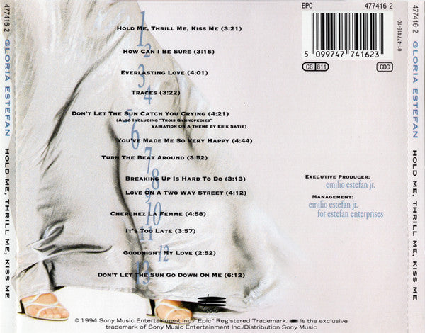 Gloria Estefan - Hold Me, Thrill Me, Kiss Me - Used CD image 2