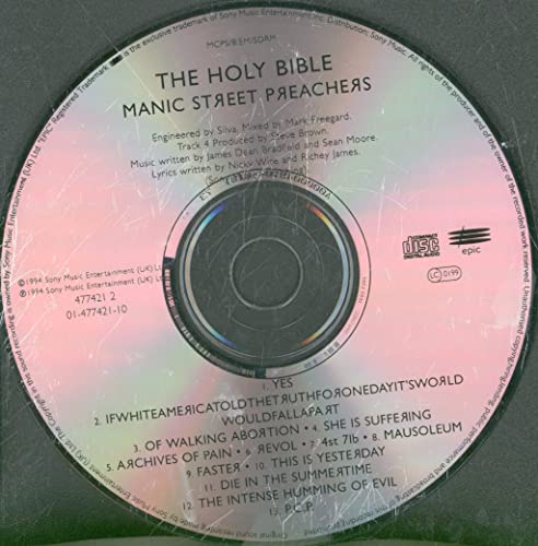 Manic Street Preache - Holy Bible - CD image 3