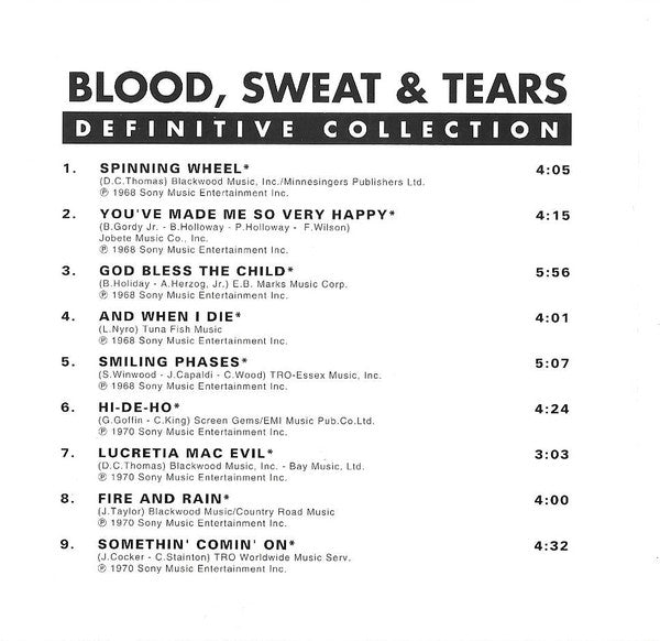 Blood - Definitive Collection - CD image 5