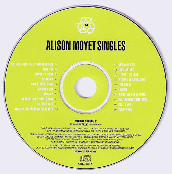 Alison Moyet - Singles - CD image 3