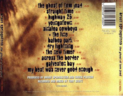 Bruce Springsteen - Ghost Of Tom Joad - CD image 3