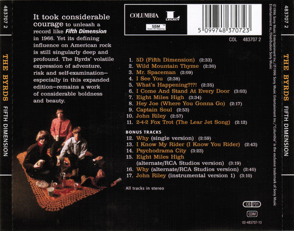 Byrds - Fifth Dimension - Used CD image 2