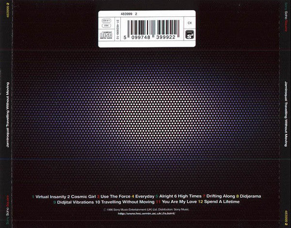 Jamiroquai - Travelling Without Moving - Used CD image 2