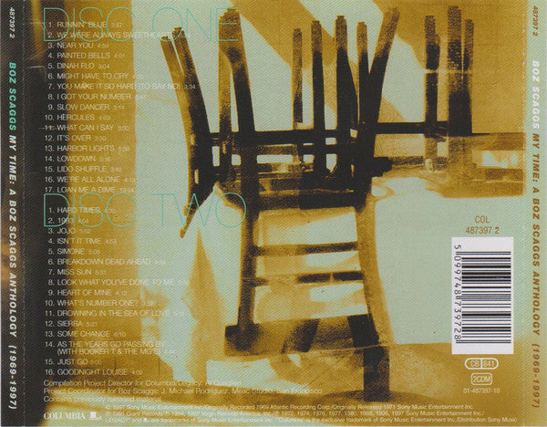 Boz Scaggs - My Time: A  Anthology (1969-1997) - CD image 2